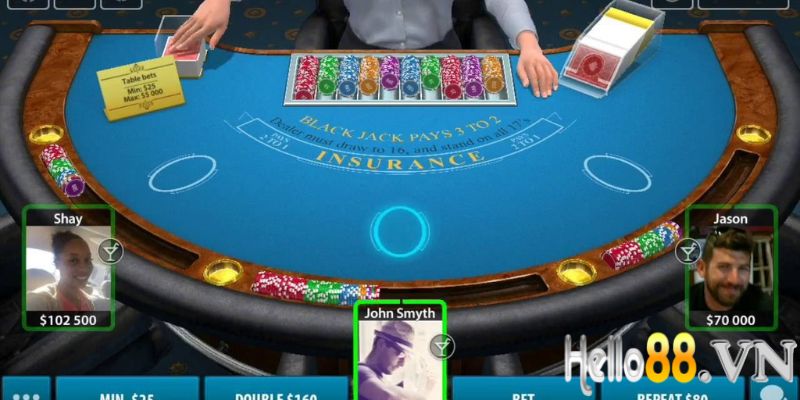 3D Blackjack - Game bài kết hợp chiến lược và sự thông minh