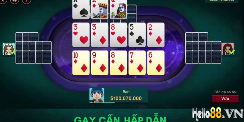 Cách chơi bài Mậu Binh online tại Hello88