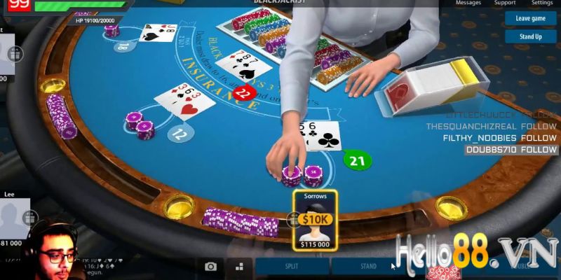Một vài nguyên tắc trong 3D Blackjack cần nắm rõ